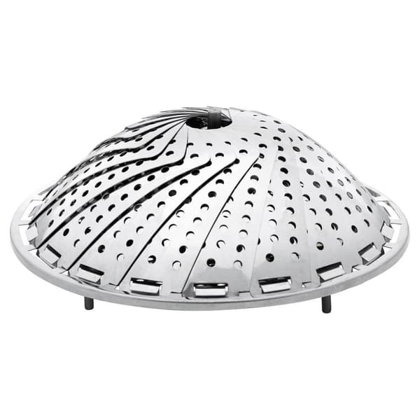 Foldbar stålindsats til dampning 17-28 cm