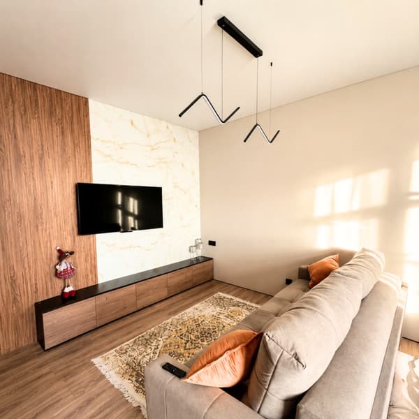 LED-LÖSNING - Taklampa - Zigzag - Svart