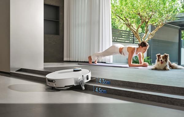 DREAME X60 Ultra Complete Vit Dammsugare och Mopprobot