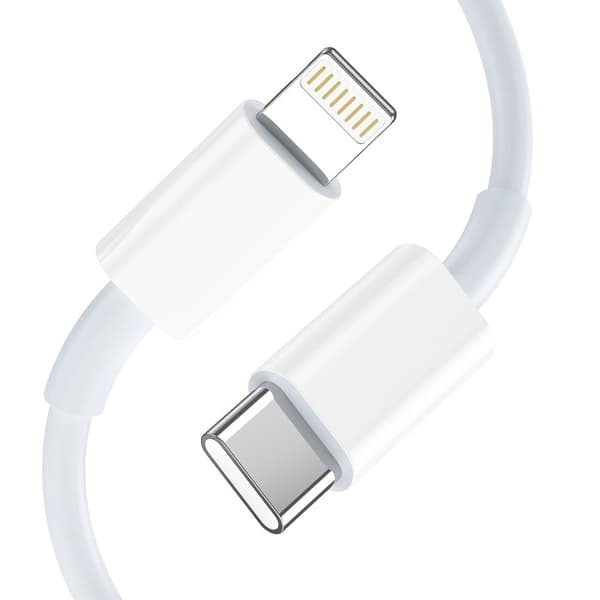 Tech-Protect NCA30 PD 30W QC3.0 USB-A / USB-C Väggladdare + USB-C / Lightning-kabel 100cm - Vit