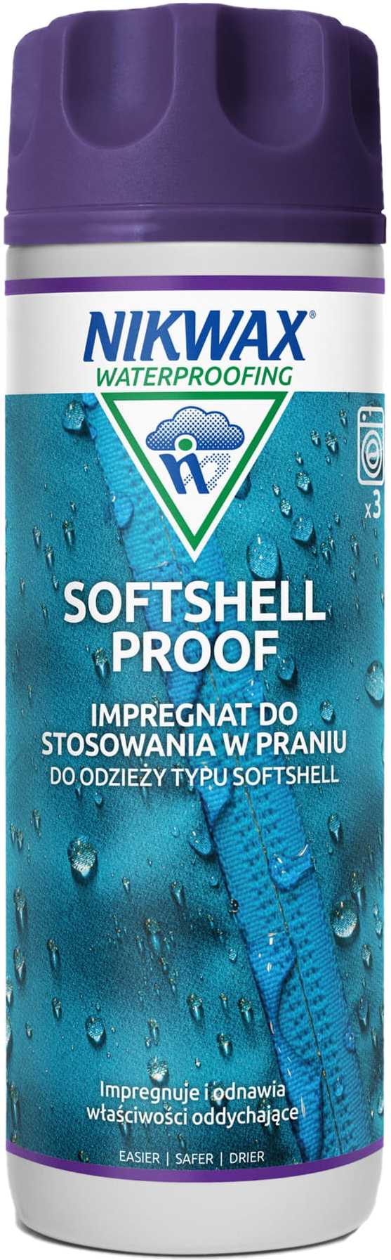 NIKWAX SoftShell Proof Tech Wash 2x300ml Set Jacka Vattentätning