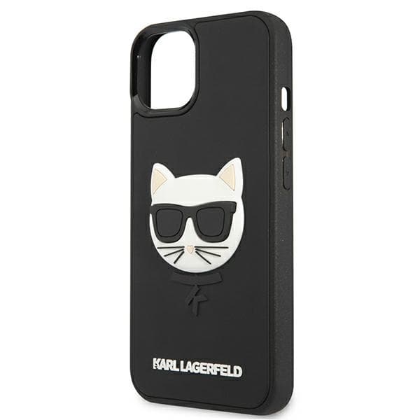 Karl Lagerfeld KLHCP13SCH3DBK 13 mini5,4 sort/sort hårdt etui 3D gummitaske