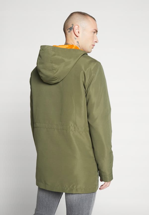 ONLY&SONS KHAKI PARKA MED HÆTTE S 1A8G3*