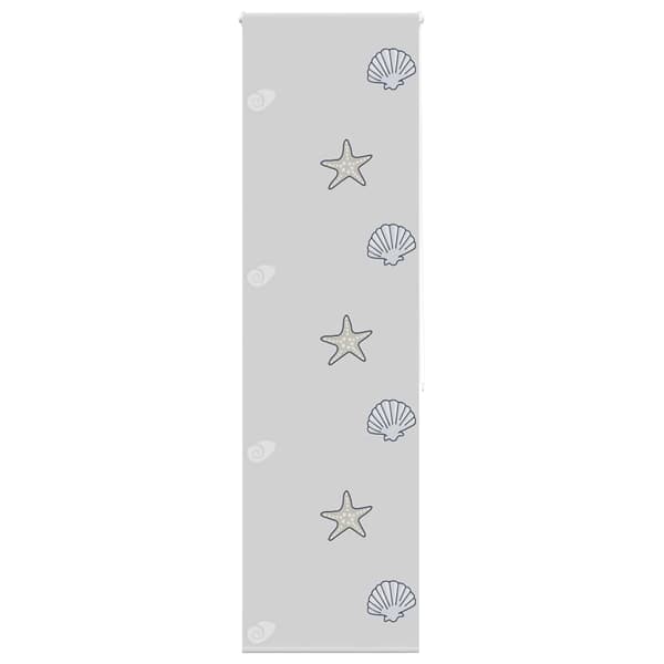 vidaXL Duschrullgardin 60x240 cm Tygbredd 56 cm