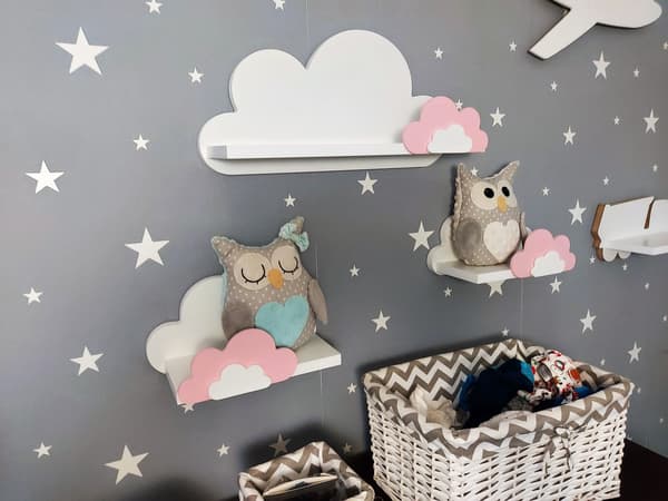 Cloud Shelves Sæt med 3 FISIA - Galaxy Reverse