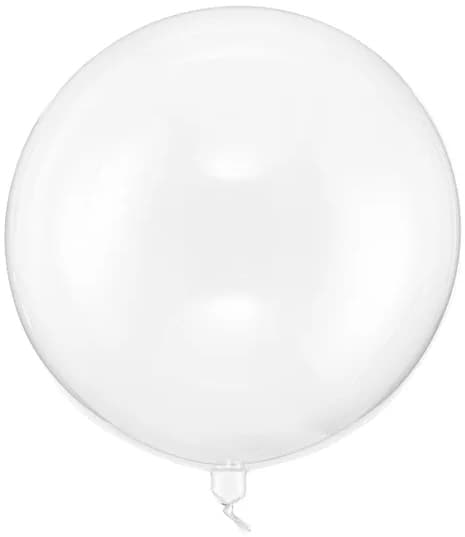 Bobo Balloon foliopalloask läpinäkyvä kristalli 40cm