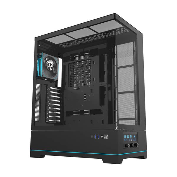 Darkflash DY451L PRO datorchassi (svart) + 1 fläkt