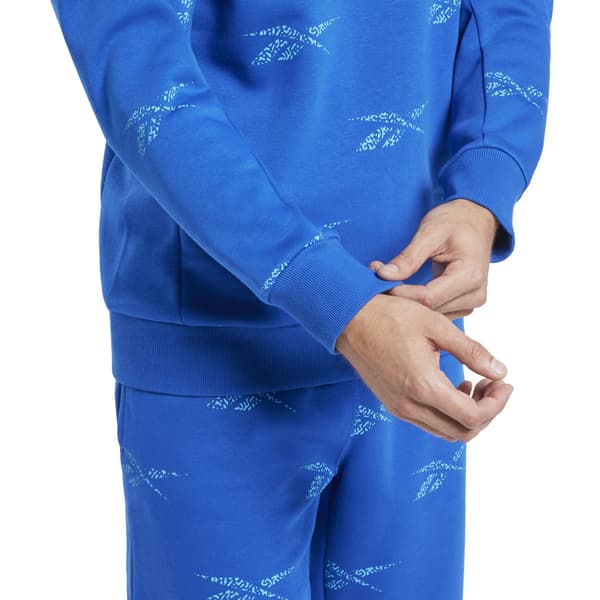REEBOK BLÅ LANGÆRMET SWEATSHIRT UDEN HÆTTE M 0A8B5_A* BAGGRUNDE