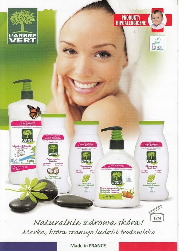 L'ARBRE VERT Flydende sæbe til følsom hud 300 ml