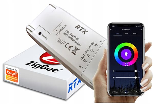 LED-controller 8A RGB CW ZIGBEE TUYA