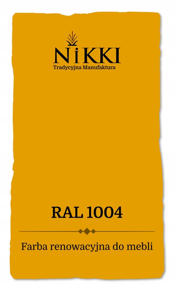 Möbelfärg för kökskåpsframsidor Guldgul RAL1004 Satin 2,5L