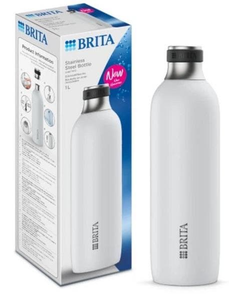 BRITA sodaTRIO 1 L Vit kolsyraflaska