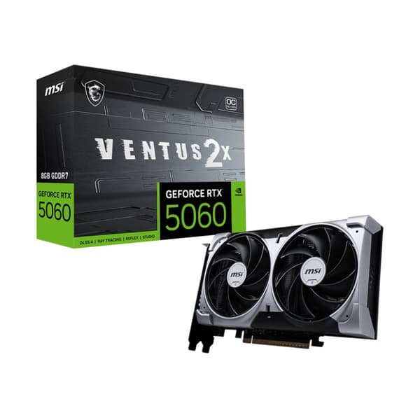 MSI GeForce RTX 5060 8G VENTUS 2X OC Grafikkort