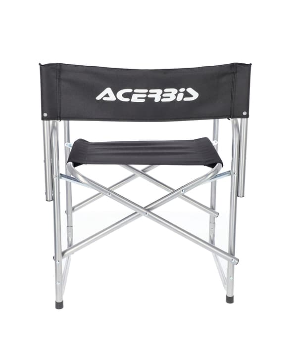 Acerbis hopplåbar campingstol musta 48x80 cm 100 kg kuormalle
