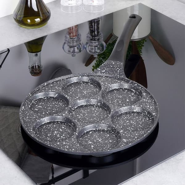 Granitpande til æg 7 huller GRANDE 27 cm
