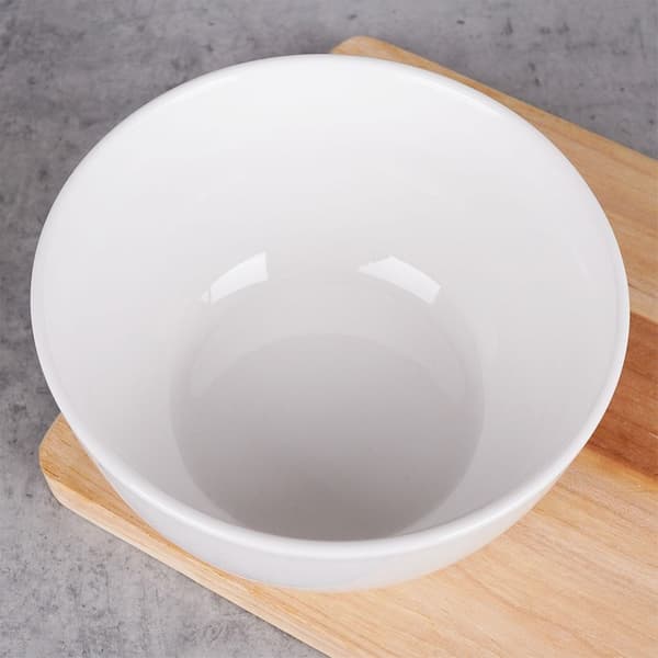 Hvid porcelænskål 16 cm, 950 ml