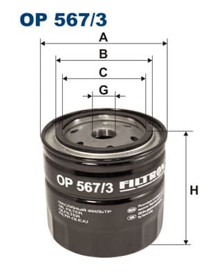OLIEFILTER OP5673 FILTRON