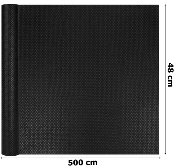 HALVE skridsikker skuffemåtte 48 x 500 sort