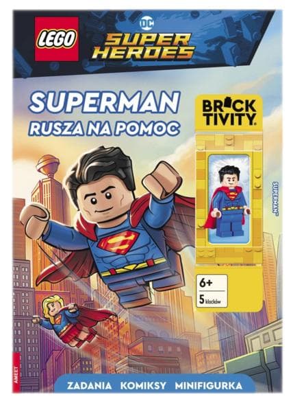 LEGO DC Super Heroes Superman ratsastaa apuun kirja