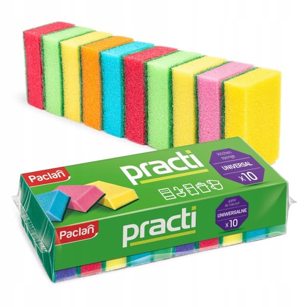 Paclan Practi opvaskesvampe 10 stk. 135534