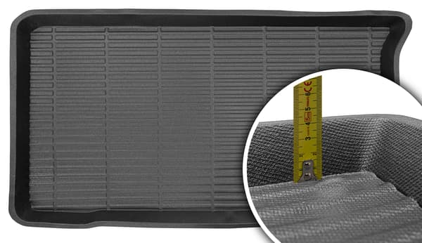 Fiat 500 II Hatchback 2015-2024 LUCKY3D Bagagerumsmåtte