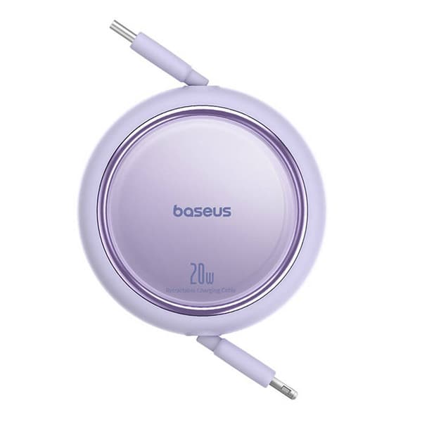 Baseus Free2Pull USB-C till iPhone 20W 1m USB-kabel (Lila)