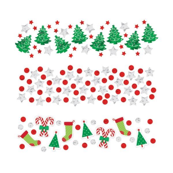 Konfetti Jul Diverse 34 g 1 förpackning