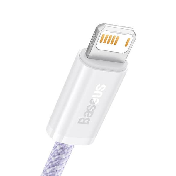 Baseus Dynamic 2 USB till Lightning-kabel, 2.4A, 1m (Lila)