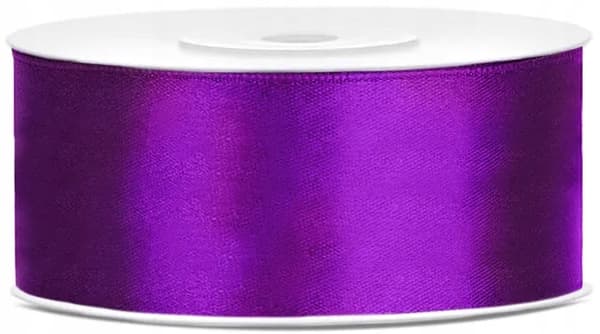 Lila silkkiside dekoratiivinen 25mm 25m