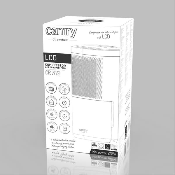 LCD CR 7851 Kompressorluftavfuktare - DE-CR7851