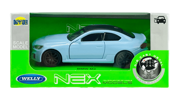 WELLY BMW M2 G87 BLÅ 1:34 43833