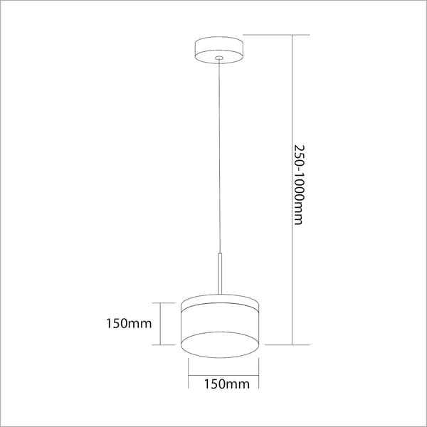 HÆNGELAMPE ELEGANCE LED GULD MILAGRO ML0995