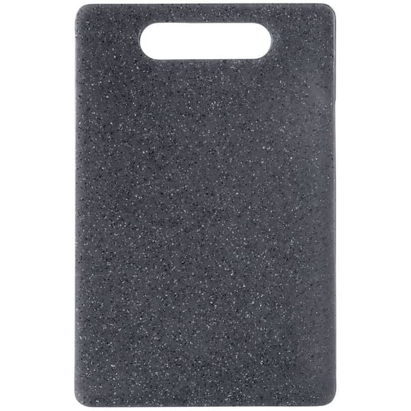 Skärbräda plast grå 24x15 cm