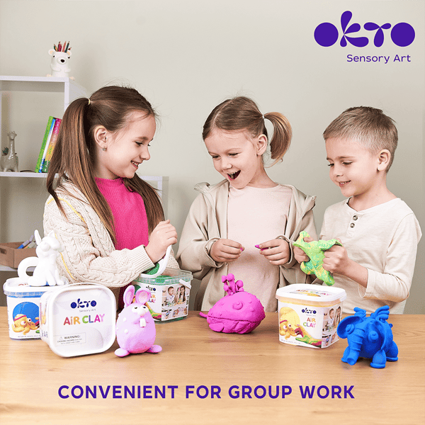 Blå Play-Doh 910ml Okto För Barn