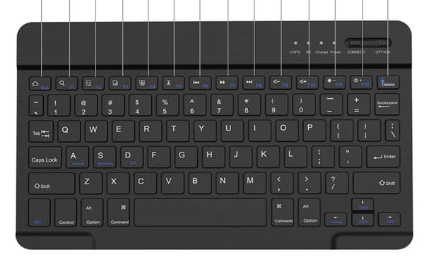 Etui og Bluetooth-tastatur til Xiaomi Redmi Pad PRO 12.1" 2023