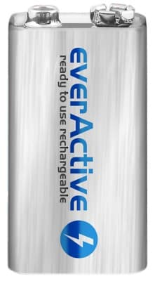 6F22 AKU Everactive 250 9V sølv
