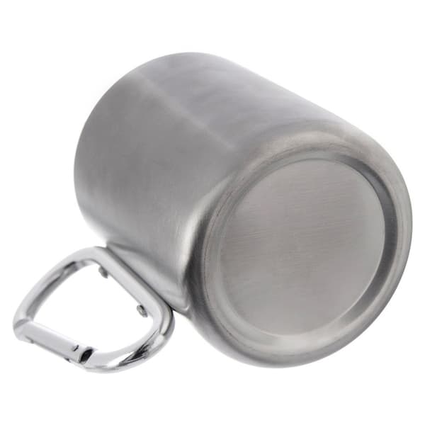 Stålresmugg med karabin 350 ml