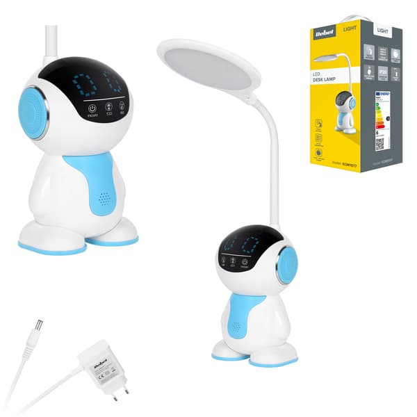 Bordlampe til børn LED ROBOT 3 farver Rebel