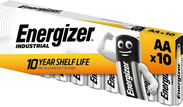Energizer Industrial AA R6 batterier 10 stk. x 4