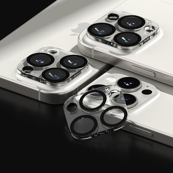 RINGKE KAMERASUOJA 2 KPL IPHONE 16 PRO / 16 PRO MAX KIRKAS