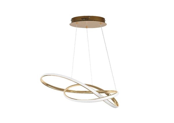 Activejet AJE-MEGAN guld pendellampe, 4000 lumen, LED