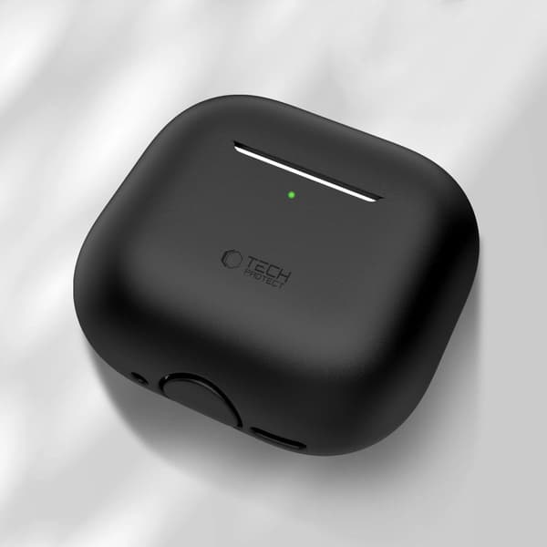 Tech-Protect Silikone Etui til Apple AirPods 4 - Sort
