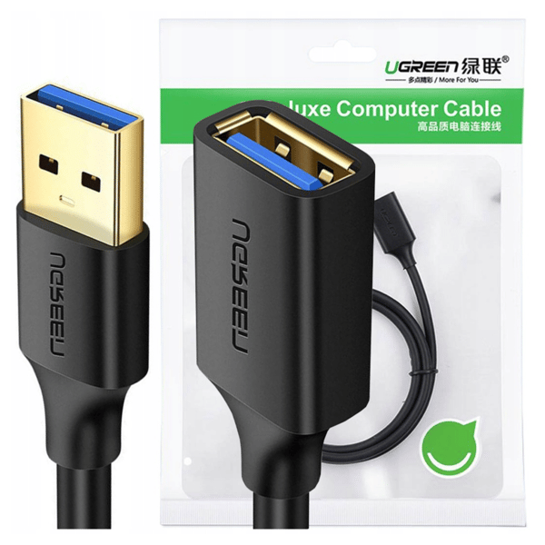 UGREEN US129 USB 3.0 forlængerkabel 0,5m (sort)