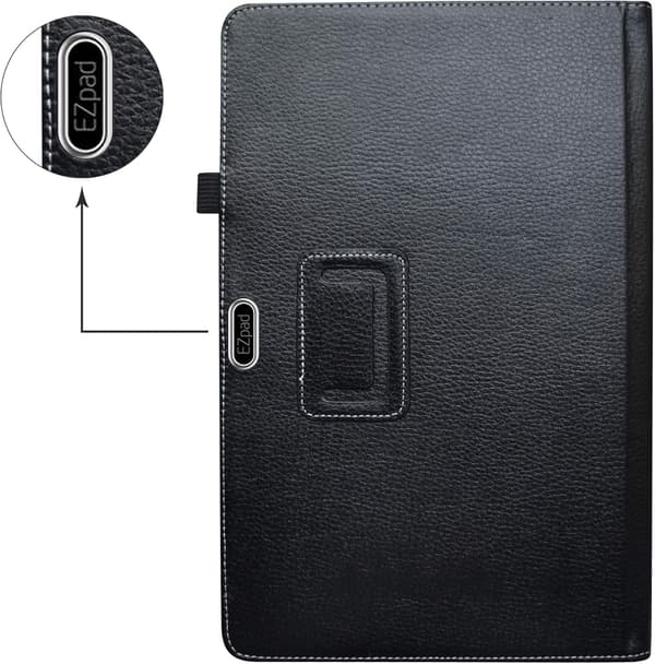 ETUI TIL JUMPER EZPAD 6 PRO SORT LUKKET MED FLAP, SOLID MED GNIDNING