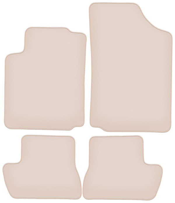 mattor PREMIUM beige för Citroen C2 hatchback 2003-2009