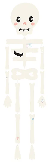 SKELETT Halloweendekoration 110cm