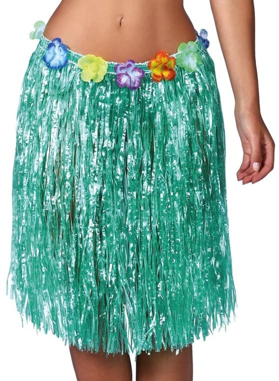 Hawaiiansk grön Aloha-kjol