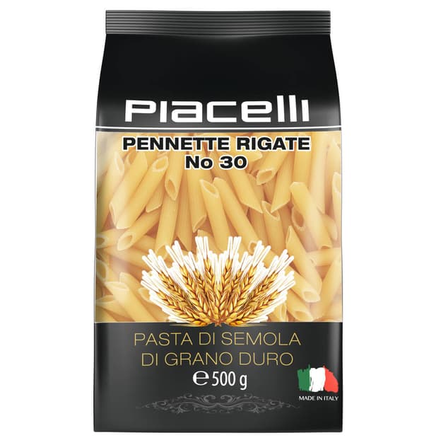 Piacelli Pennette Rigate Mannapasta 500 g