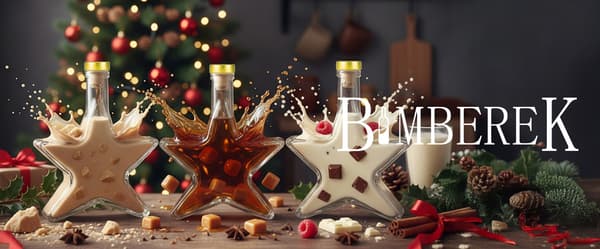 5X JULSTJÄRNEFLASKOR 200ML FÖR LIKÖR, VIN, LIKÖR, JULKLAPP