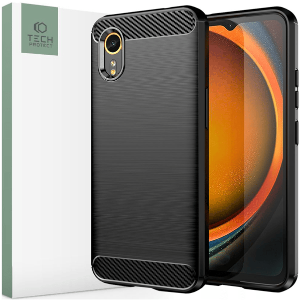 TECH-PRECT TPUCARBON GALAXY XCOVER 7 MUSTA